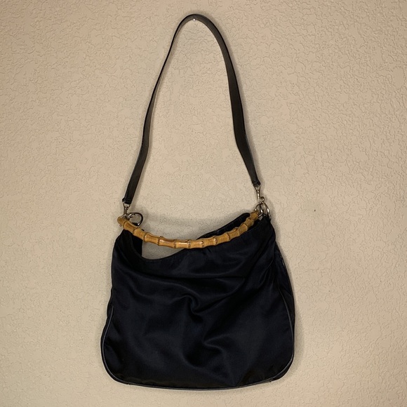 Authentic Gucci bamboo 2-way purse vintage - Picture 4 of 14